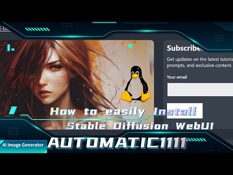 How to easily Install Stable Diffusion WebUI AUTOMATIC1111 (AI Image Generator)