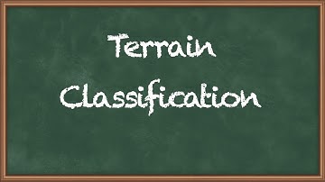 Terrain Classification - Highway Geometric Design - Transportation Engineering 1