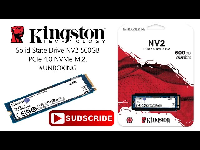 Kingston SSD Nvme NV2 500 Go 3500Mo/S