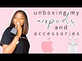 UNBOXING MY AIRPODS & AMAZON CASES💞