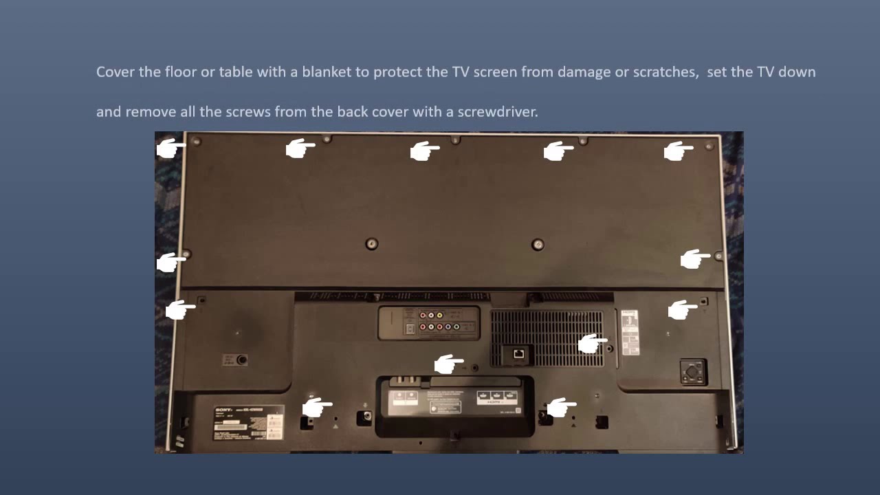 Sony Smart TV KDL 42W805B (2014) powering off YouTube