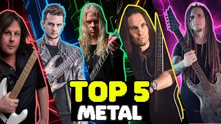 TOP 5 Metal Shred Guitarists 🤘