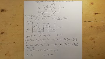 Opamp square wave generator (Ep.1) - Variable frequency - #50