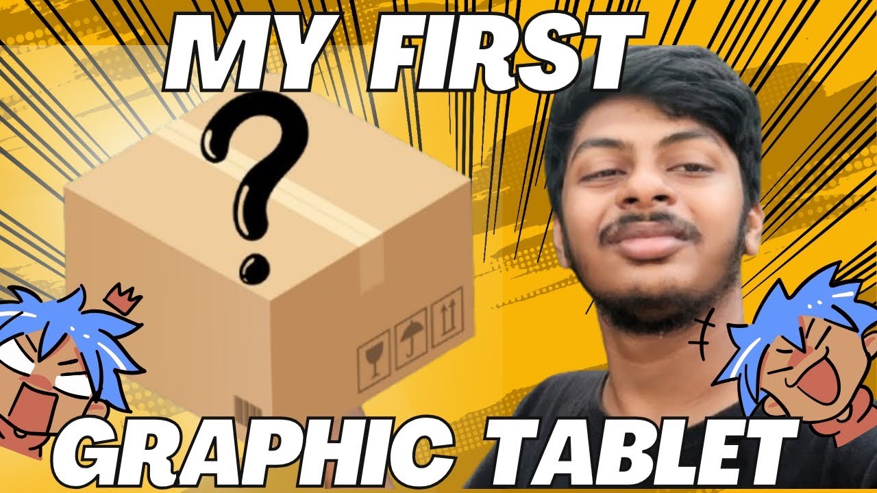 My First Drawing Tablet 😁✨/Making my own manga Series..  