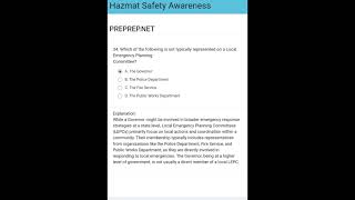 Hazmat Safety Local Emergency Planning  Committee Q&A with explanation