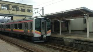 E129系 村上駅発車