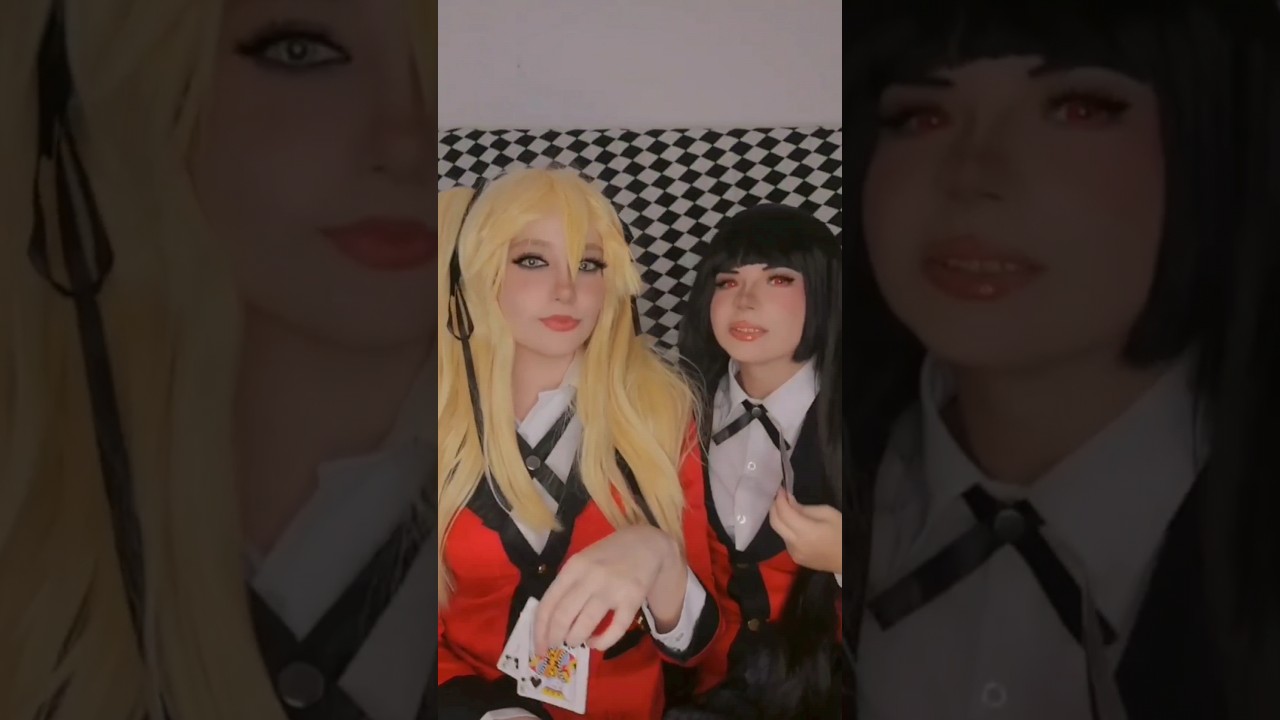 Blooper slowed (my face 🤣) | Mary Saotome and Yumeko Jabami@nikkihatsunecosplay#cosplay | Kakegurui