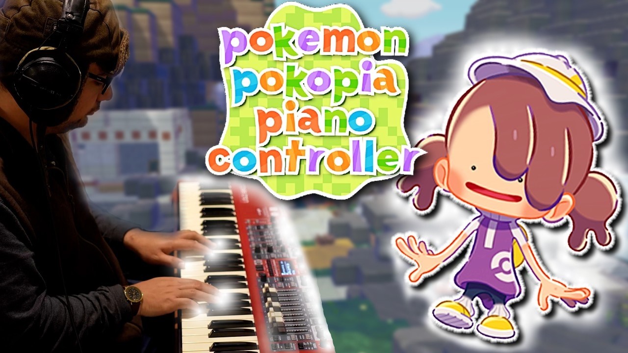 Pokopia with a 🎹Piano Controller🎹!