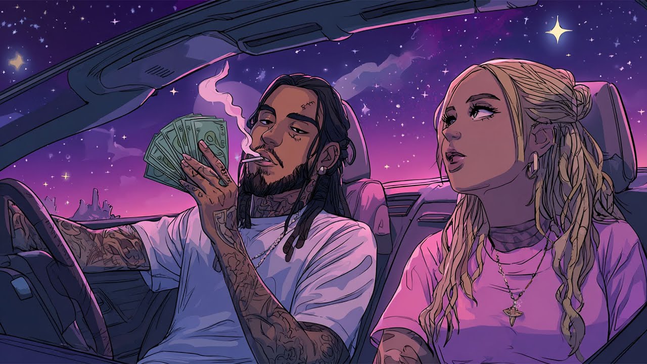 Smoke & Slow Down (Playlist) — 420 Vibe Music | Chill Rap • Night Flow