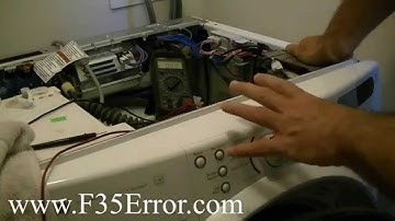 Kenmore Elite Washer F35 SUD Error - Voltage Checks to Better Determine Cause