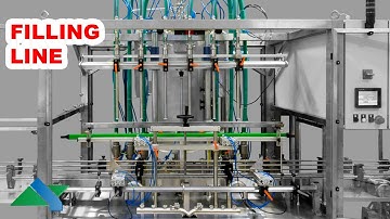 Automatic Filling Line for 20L CANISTERS I ALBERTINA Machinery