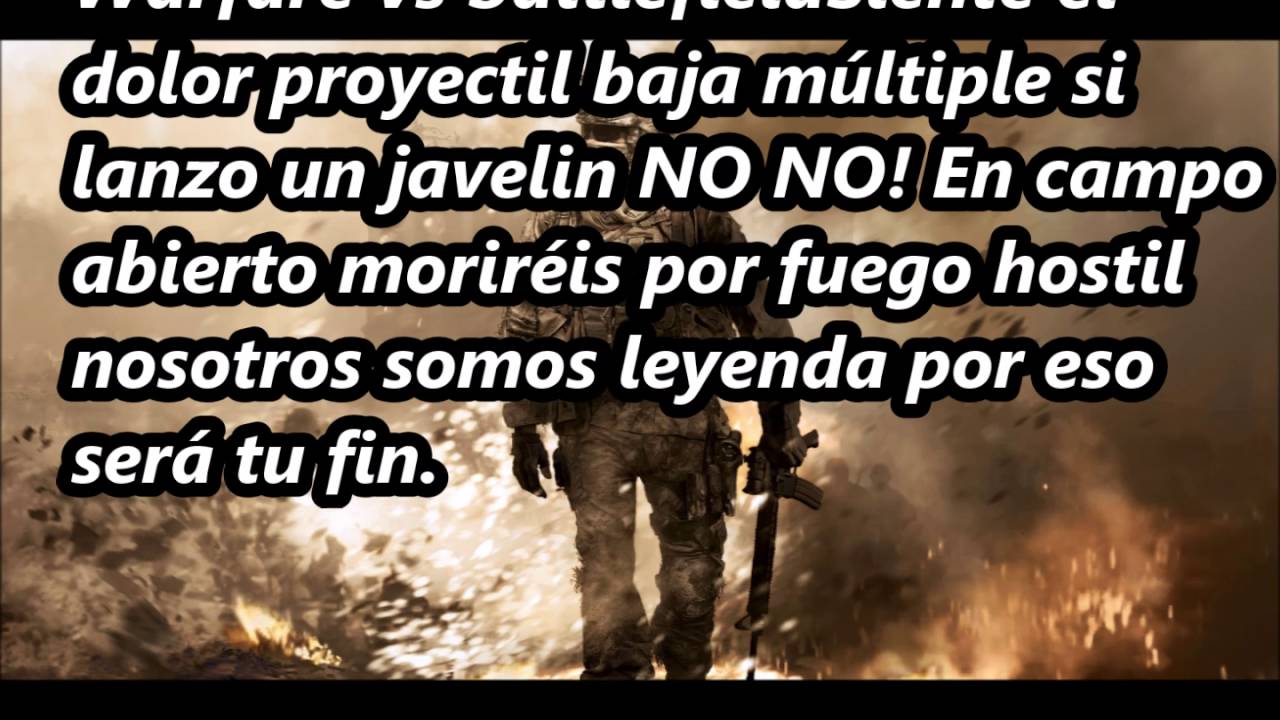 Call Of Duty vs Battlefield Rap Play Letra Kronno Zomber y Cyclo - YouTube