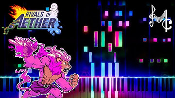 Rivals of Aether Soundtrack: Customization - Piano Visualizer (With Drum Backing Track!)