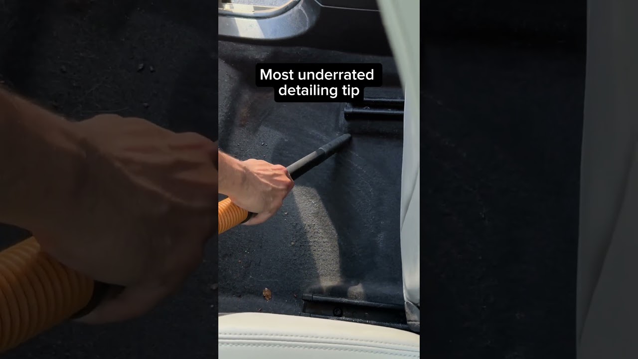 Gamechanger when vacuuming carpet🫡. PandaHub | The Best Car Detailing 
