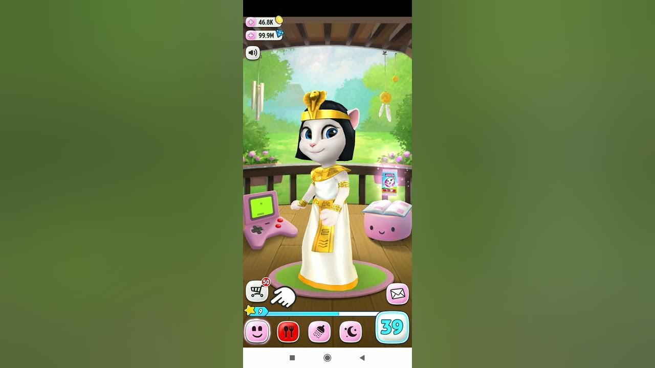 My talking Angela old version 2014 level 40😍😍😍 YouTube