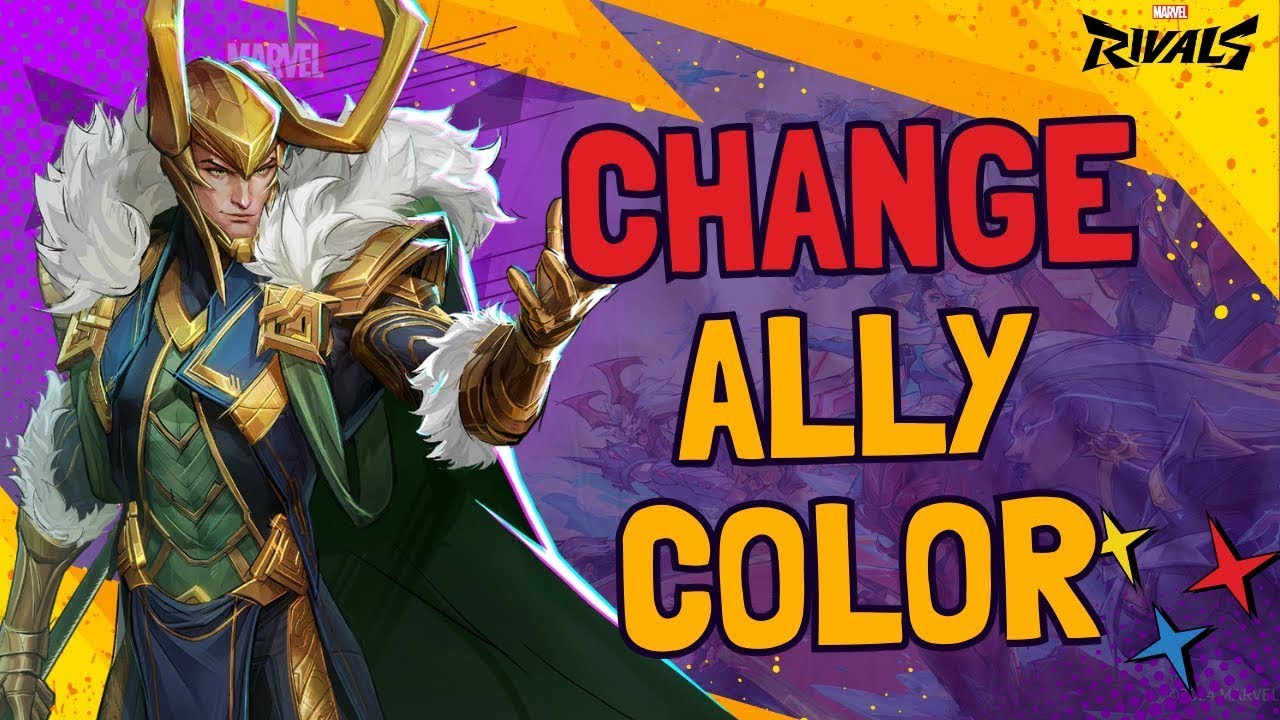 Ally Color Code How to Change Ally Color in Marvel Rivals | Marvel Rivals Tutorial ...