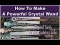 ♥★♥How to Make a powerful crystal wand ♥★♥How to Make a powerful crystal wand