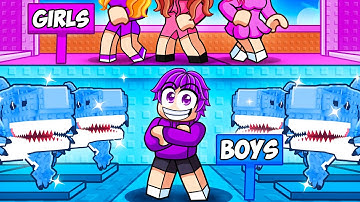 I Built A SECRET BASE in a GIRLS ONLY SERVER In Steal A Brainrot!