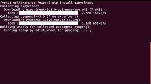 How to install Expyriment on Ubuntu 16.04