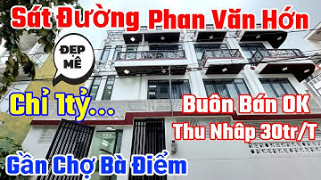 Nhà hóc môn 1tỷ..sát đường Phan Văn Hớn 💥Gần chợ Bà Điểm #nhahocmon #nhagiare