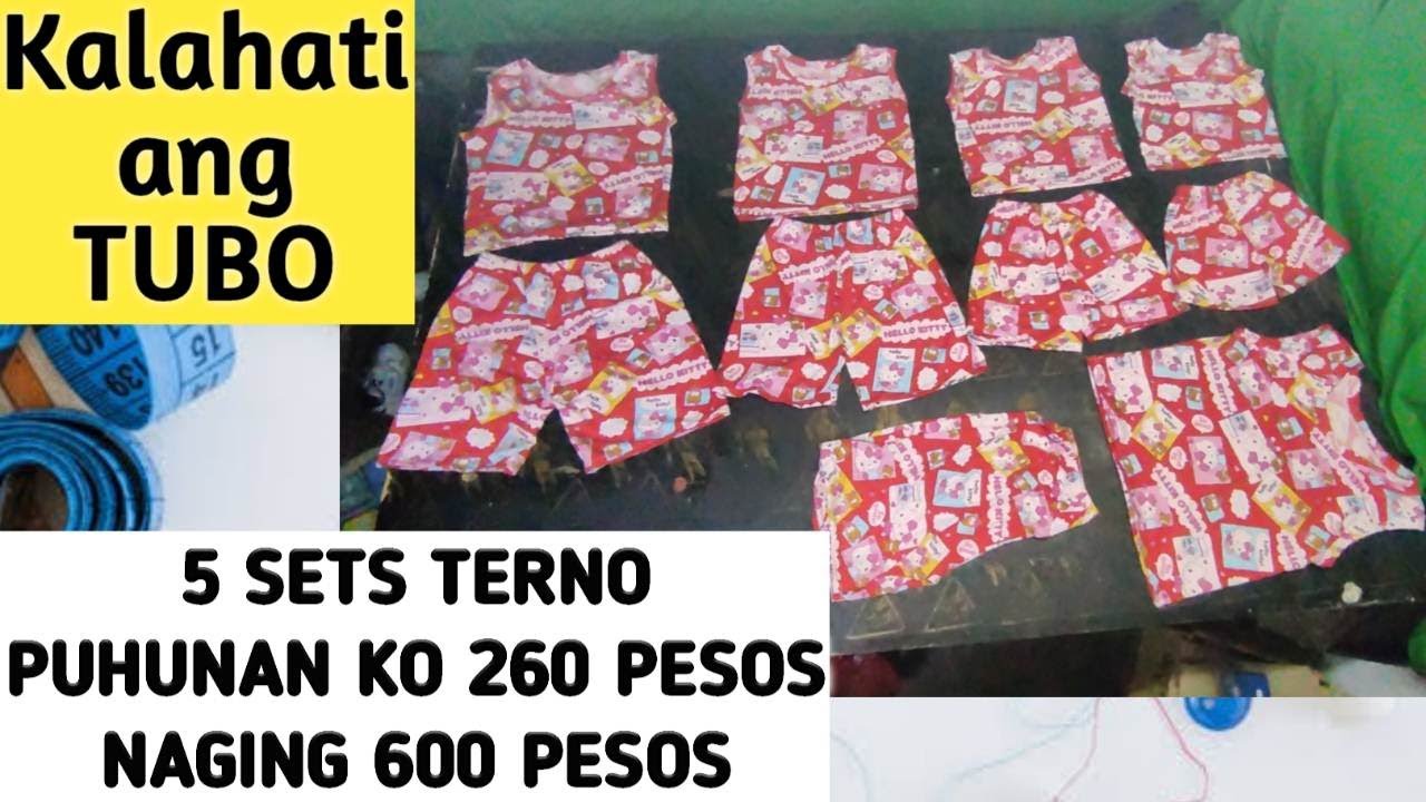Paano Manahi ng TERNO Sando at Shorts at Kumita ng 600 Pesos Sa Loob Lang ng 1 to 2 Oras na Pananahi