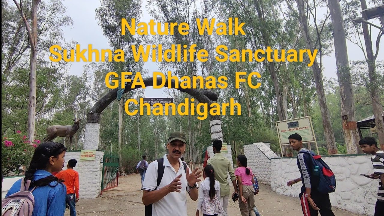 A Visit to Sukhna Wildlife Sanctuary GFA Dhanas Football Club Chandigarh