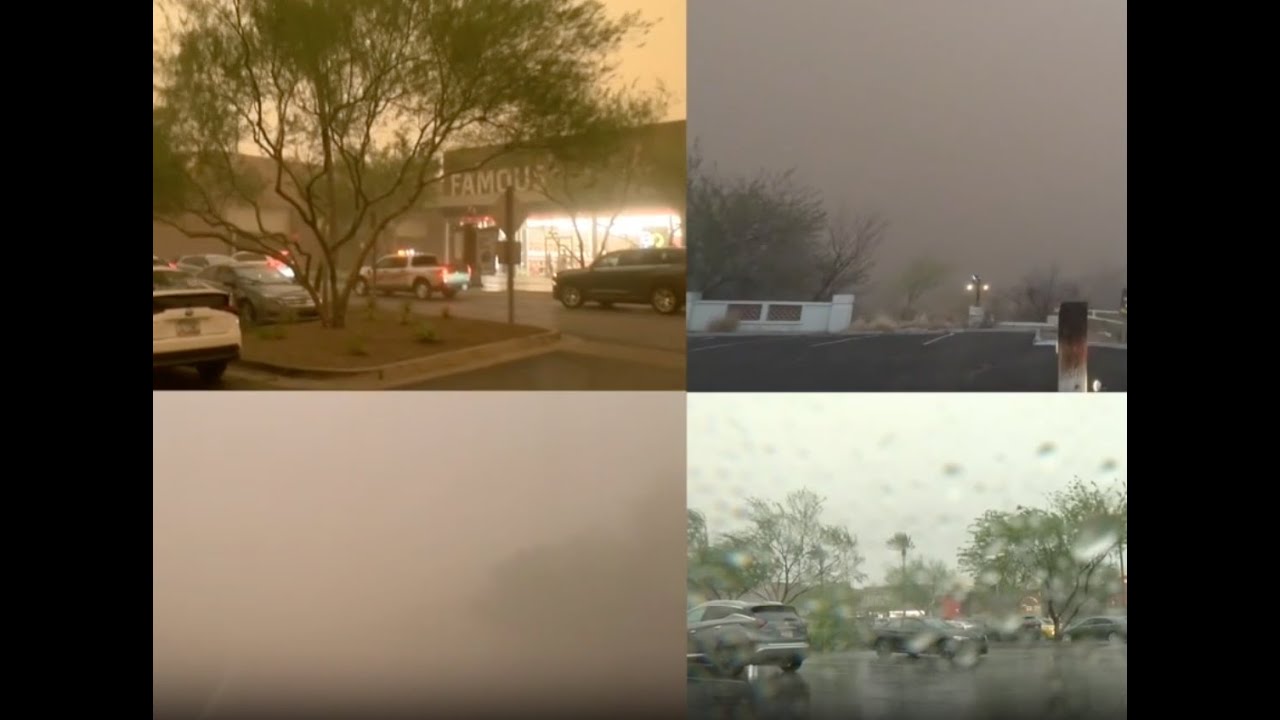 Tracking monsoon storm damage around the Valley - YouTube