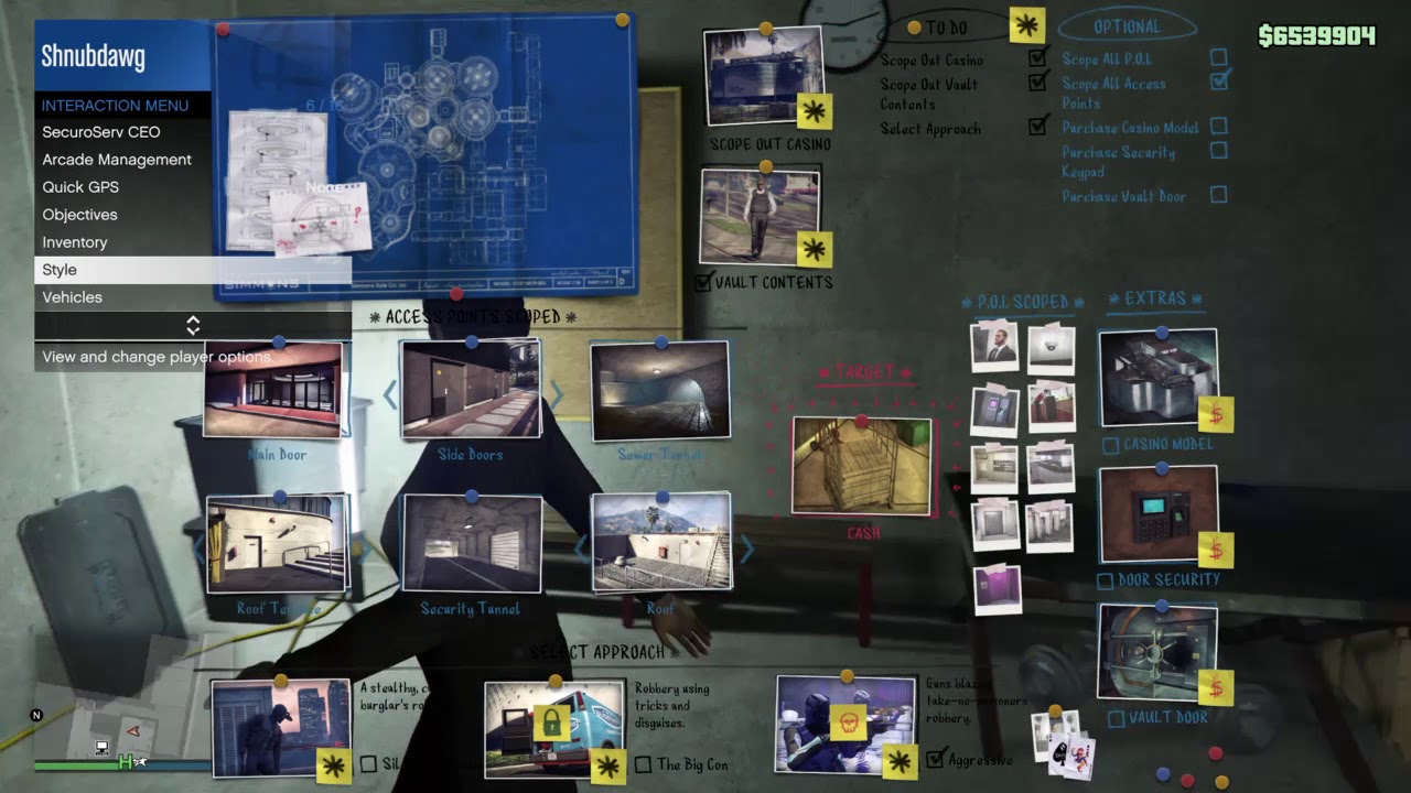 Heist planning board glitch YouTube