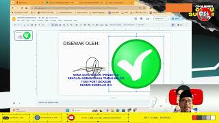 eRPH @ Google Classroom Cara buat Cop Pengesahan GB/Pengetua
