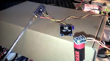 OLED compass and altimeter