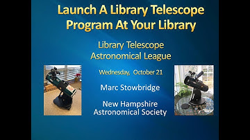Launch a Library Telescope Program at Your Library