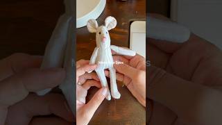 making a linen mouse — sewing process