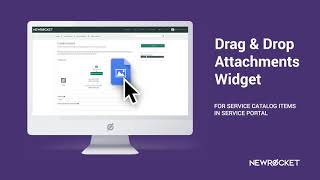Drag & Drop Attachments Widget for Service Portal screenshot 3