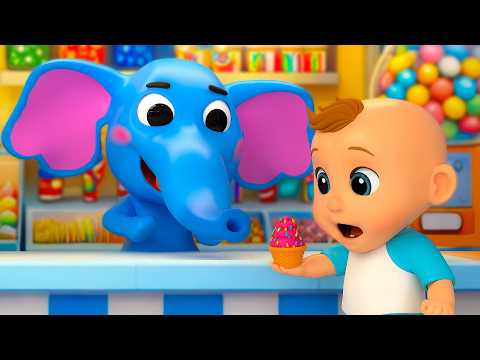 Mall Playtime Adventure Day Out Nursery Rhyme with Animals! Toddler Songs & Preschool Learning Music