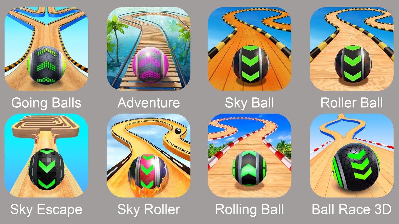 Going Balls Funny Fails, All Levels 9998 Vs Rollance Adventure Balls, Sky Rolling Ball 3D Gameplay