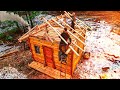 How We Built Our Dream Off-Grid Cabin in the Woods! Modern Bushcraft