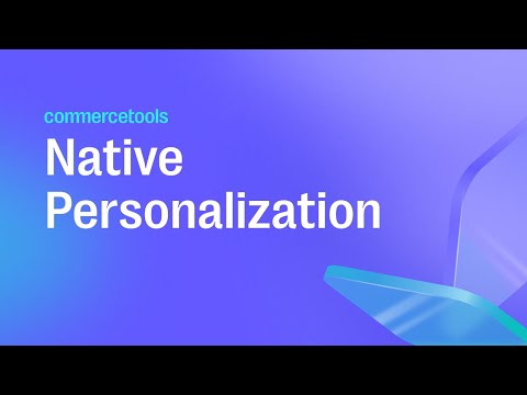 Real-Time Personalisation at Scale: A commercetools Platform Demo
