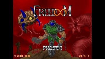 FreeDoom E1M1 - Playthrough with commentary - UV 100% Kills and Secrets