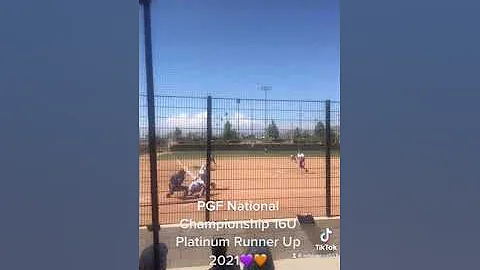 PGF National Championship 16U Platinum Runner Up 2021 #2024KeepWorking💜🧡💪🥎🔥