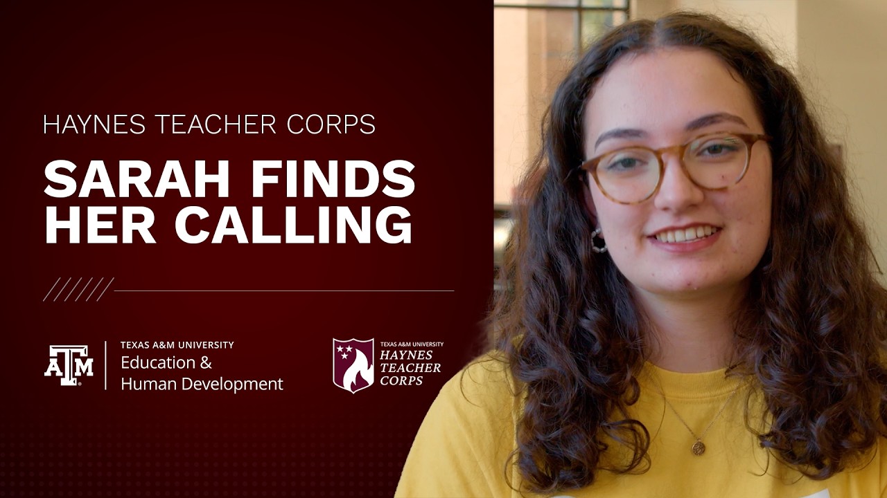 Teacher Sarah Rusk Haynes Teacher Corps - Sarah Finds Her Calling - YouTube