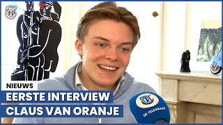 Claus van Oranje (19) reageert op kritiek: ‘Moet altijd letten op wat ik doe’