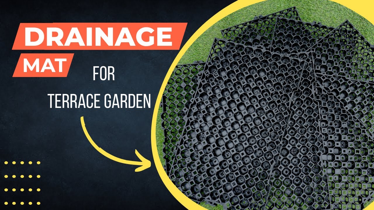 Drainage Mat For Terrace Garden 500 x 300 x 20 MM 10 Nos YouTube