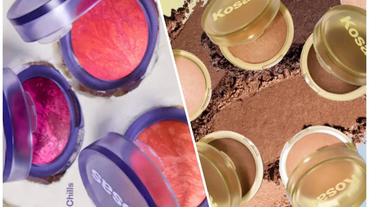 Kosas Baked Bronze and Baked Blush 