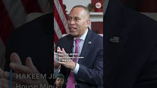 Hakeem Jeffries pressed on whether he will 'punish' Dems who break rank