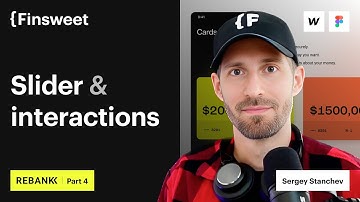 Part 4 | Slider & interactions - Recreating Sergey’s RDL winner design in Webflow