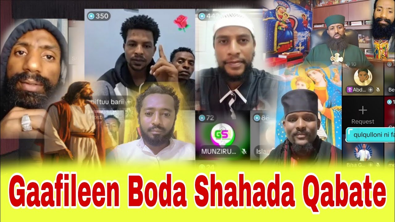 gaafileen boda shahada qabate