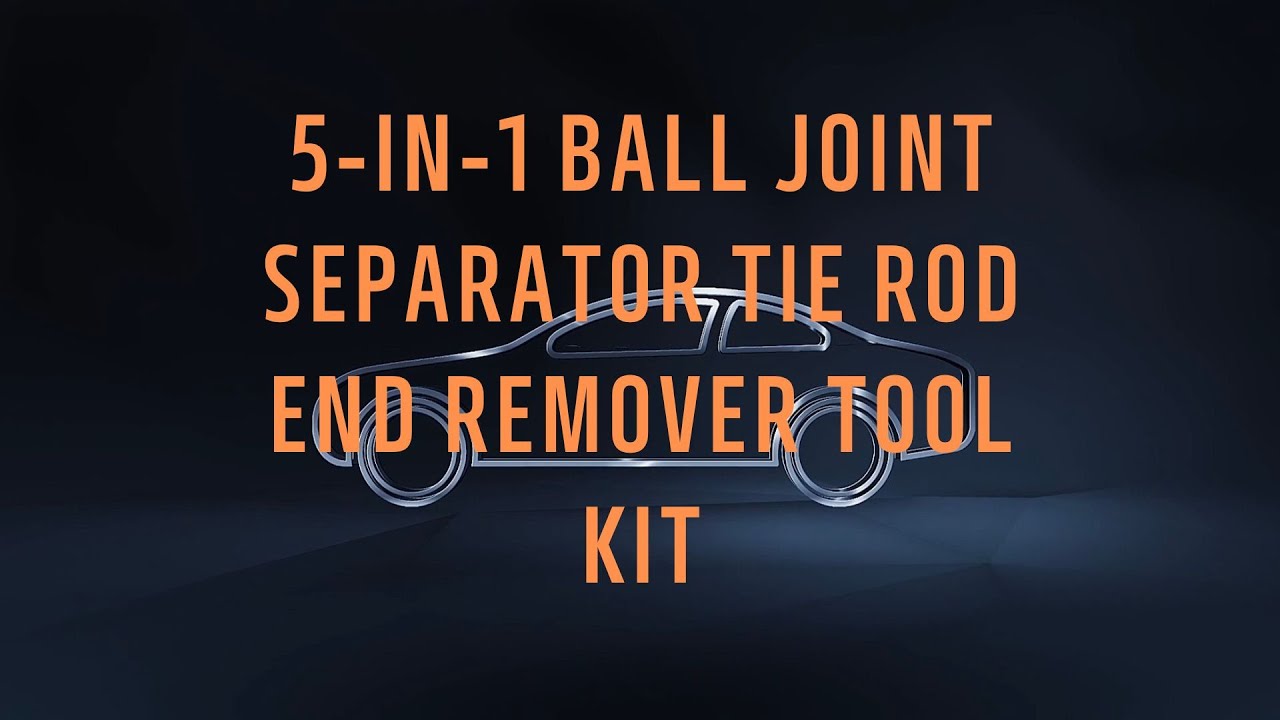 How to use 5-in-1 ball joint separator tie rod end remover tool  kit-----Orion Motor Tech 