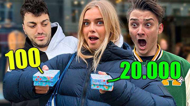 VÆLG EN BOKS (20.000 Kroners Prank)