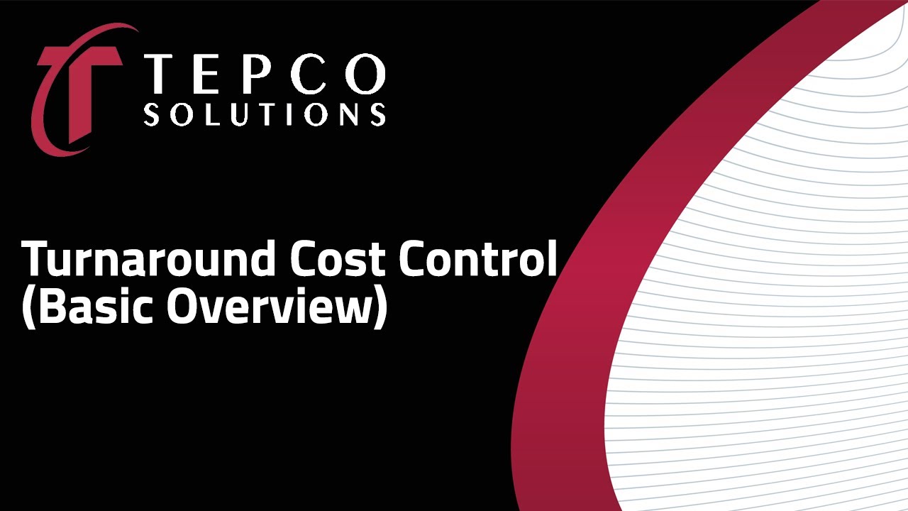 Primavera - Turnaround Cost Control: Video 1 (The Basic Overview)