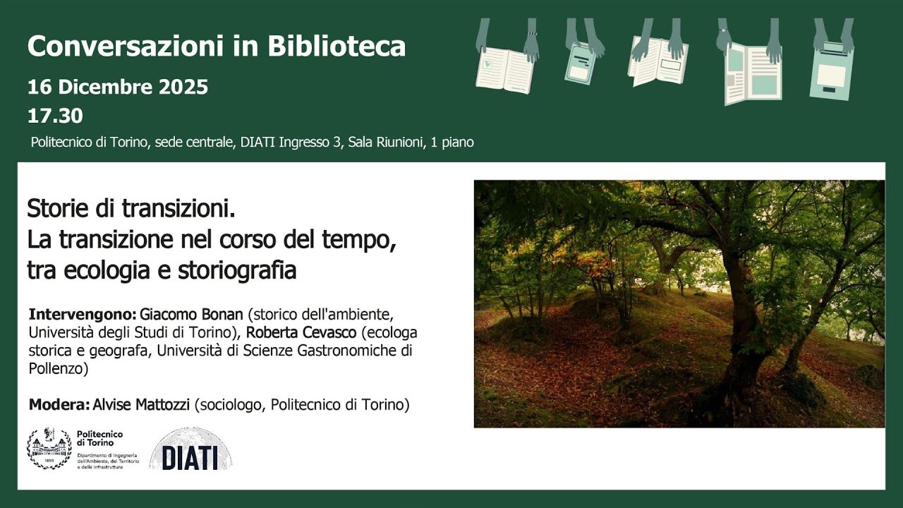 Conversazioni in Biblioteca | Storie di transizioni. La transizione nel corso del tempo
